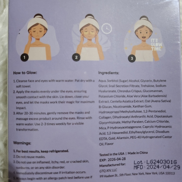 Collagen Eye Mask & Under Eye Patches - Picture 10 of 10